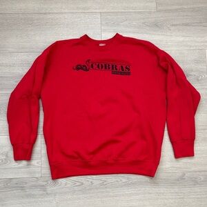 90’s red Crewneck Sweater
